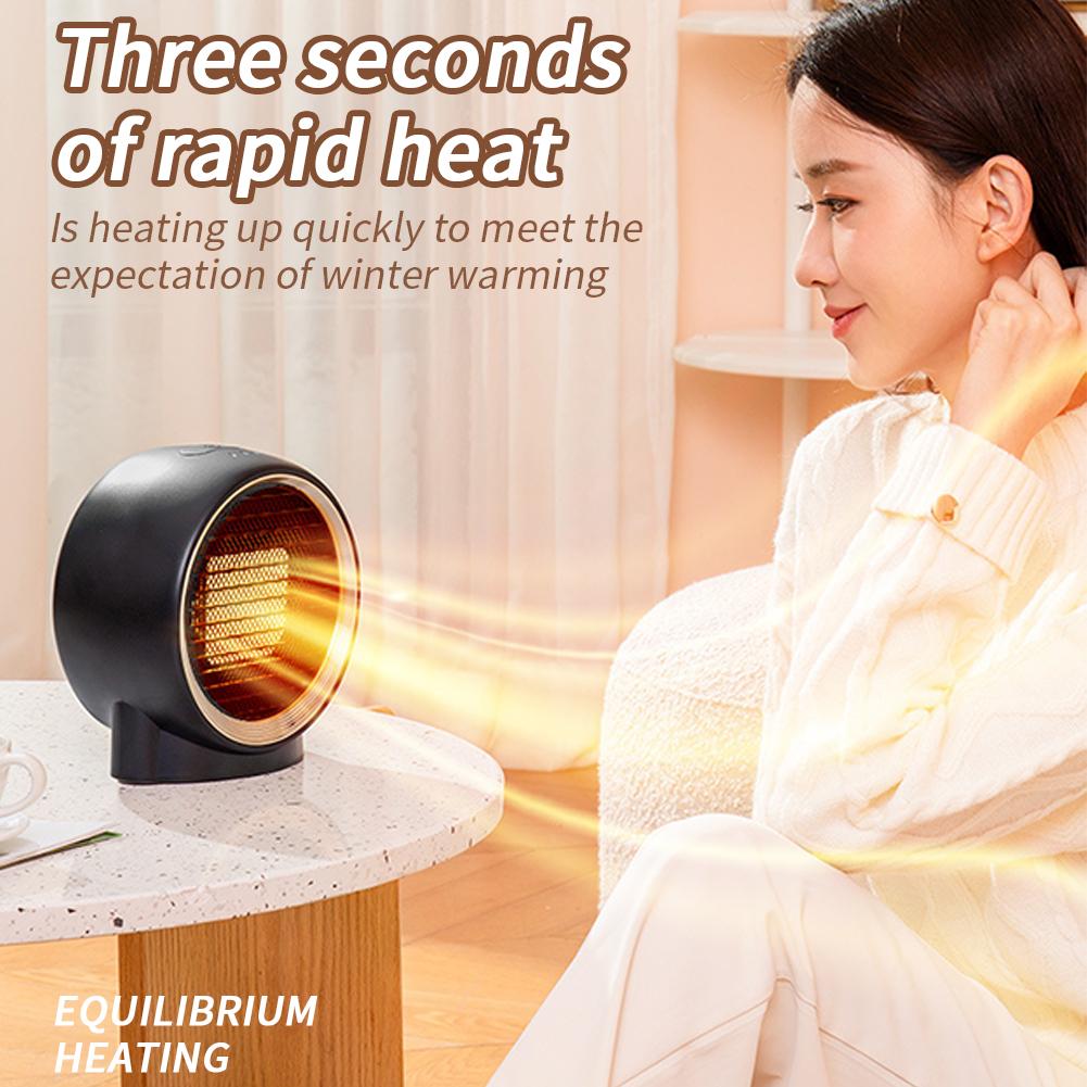 Electric Heater Space Heater Small Table Top Space Heater With Tip Over Overheat Protection For Home Room Bedroom Office