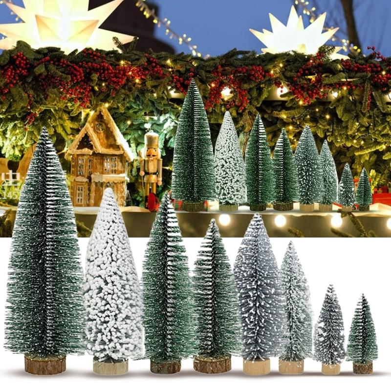  8pcs Artificial Tiny Christmass Forests Assorted Measurements Five hundred Kids Animals Holiday Deck