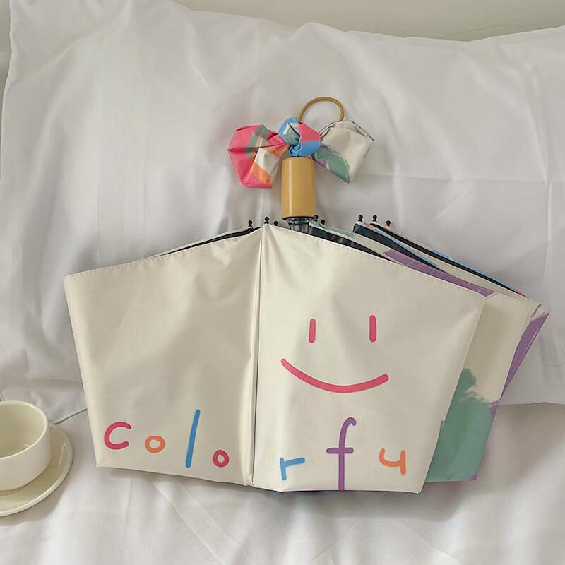 Cadeno Floral Folding Sun and Rain Umbrella