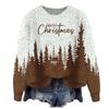 ZJW908-YT2 3D Print Christmas Pullover Sweater