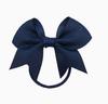 Ribbed Hair Ties with Bows, Color Elastic Ponytail Holders for Women, 10 Count
