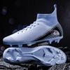 Competition Dedicated Adult AG FG football shoes High Density PU Fabric Anti-slip TPU Long Stud Sturdy Natural Grass Training