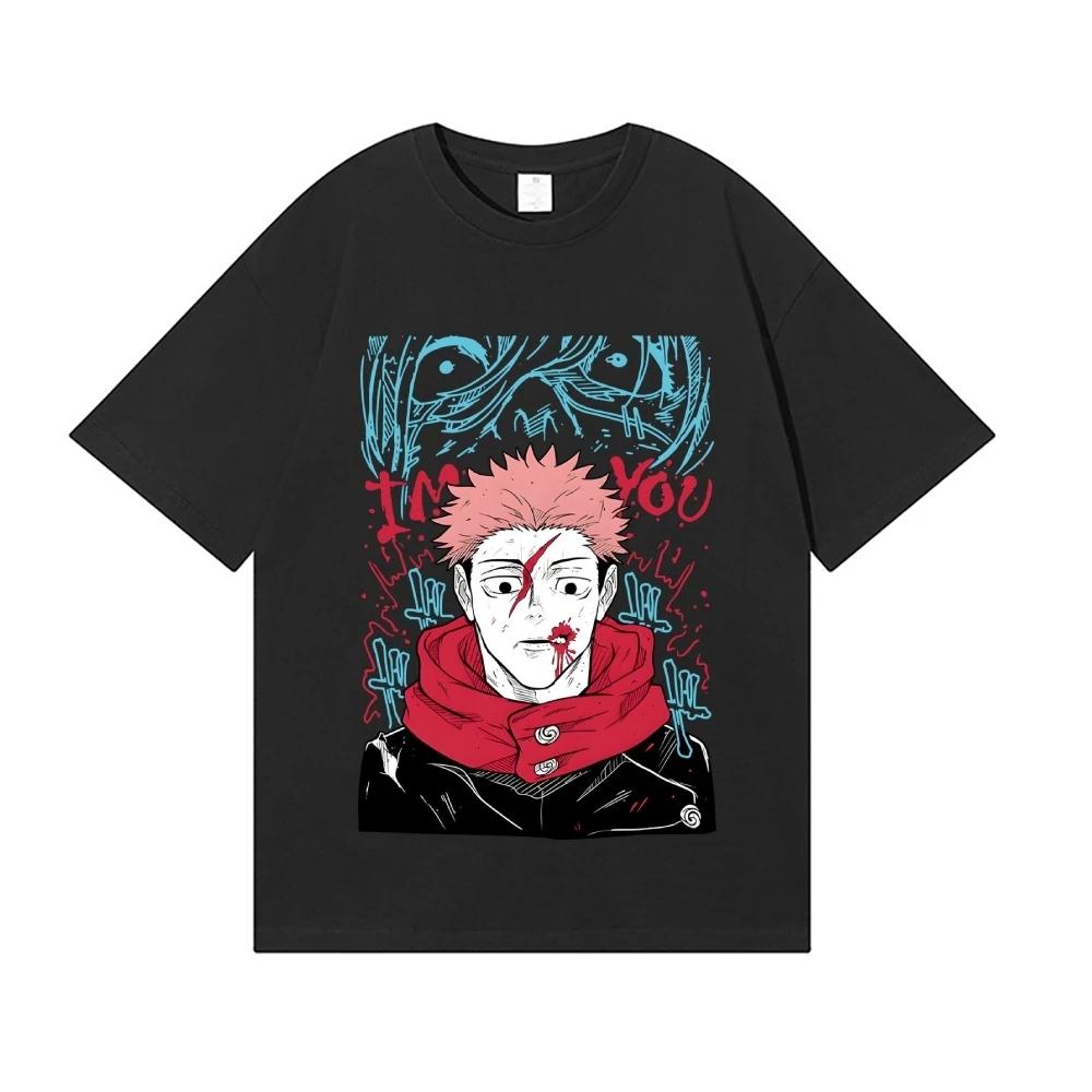 2026 New Jujutsu Kaisen Japanese Style Classic Tee High-quality Streetwear T-shirts Suitable for Both Men and Women summer