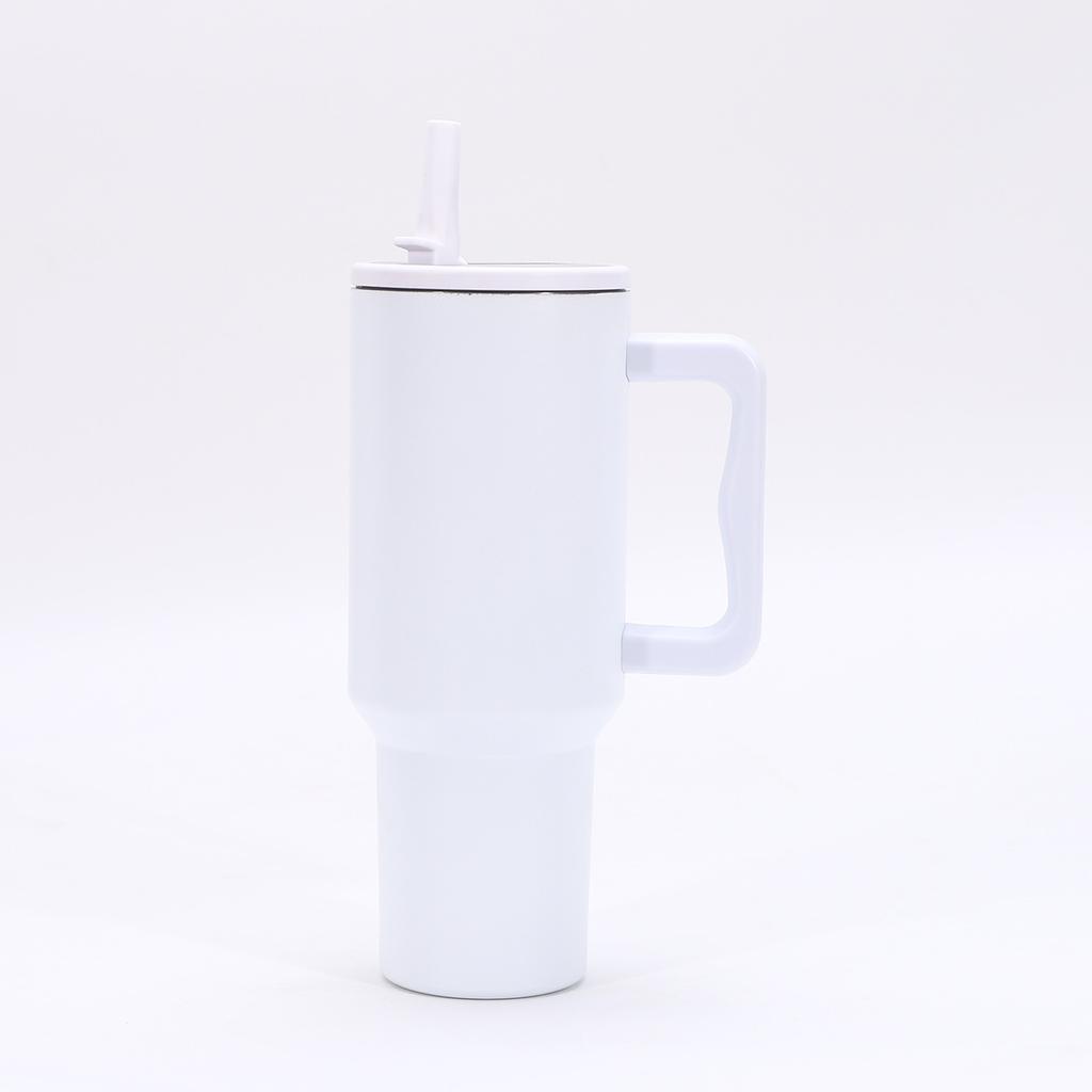 Simple third-generation 10oz car cup Big Mac cold handle ice cup large-capacity portable thermal insulation water cup