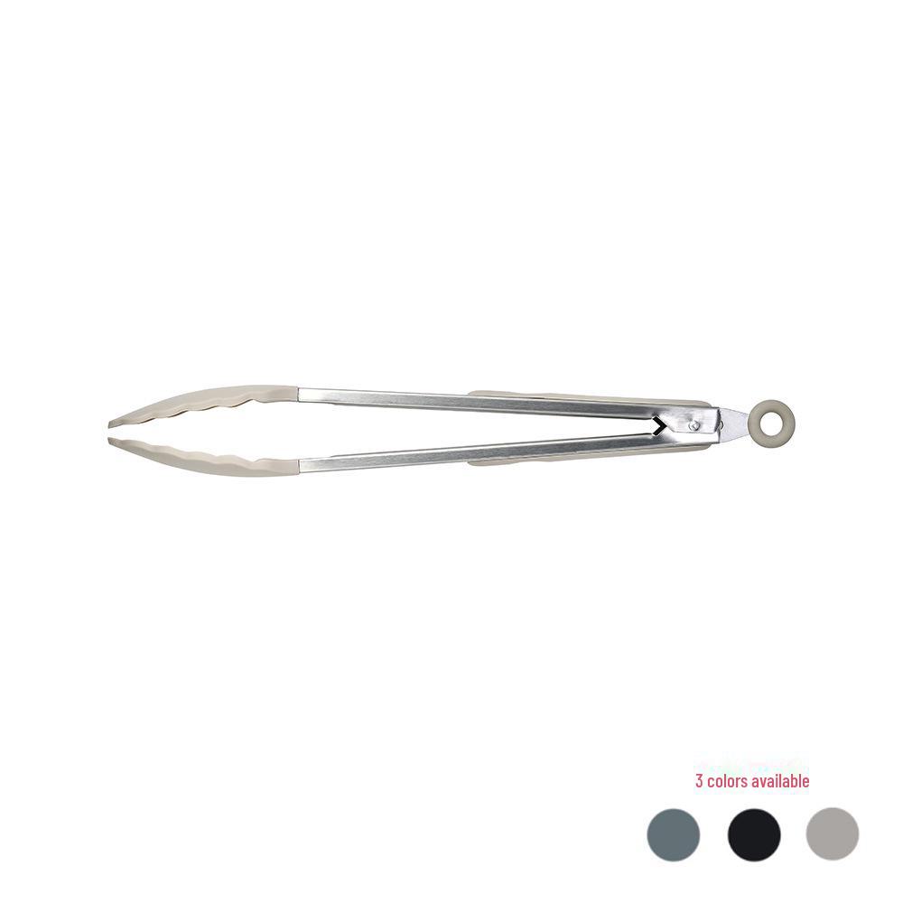 

Набор из 9 вращающихся кухонных принадлежностей из нержавеющей стали с силиконовыми инструментами 12-inch Food Tongs хаки