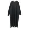 ADORE Long sleeve Knit switching Long dress 38 black Women Used
