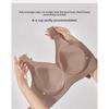 Plus Size Seamless Bra Women Large Bust Gathering Sports Bra Invisible Wireless Underwear