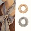 1PC Dual-purpose Silk Scarf Clip Brooch Multi-functional Pin, Women's Silk Scarf Buckle High-end Corner T-shirt Clothes Knotted Hem Decorative Brooch