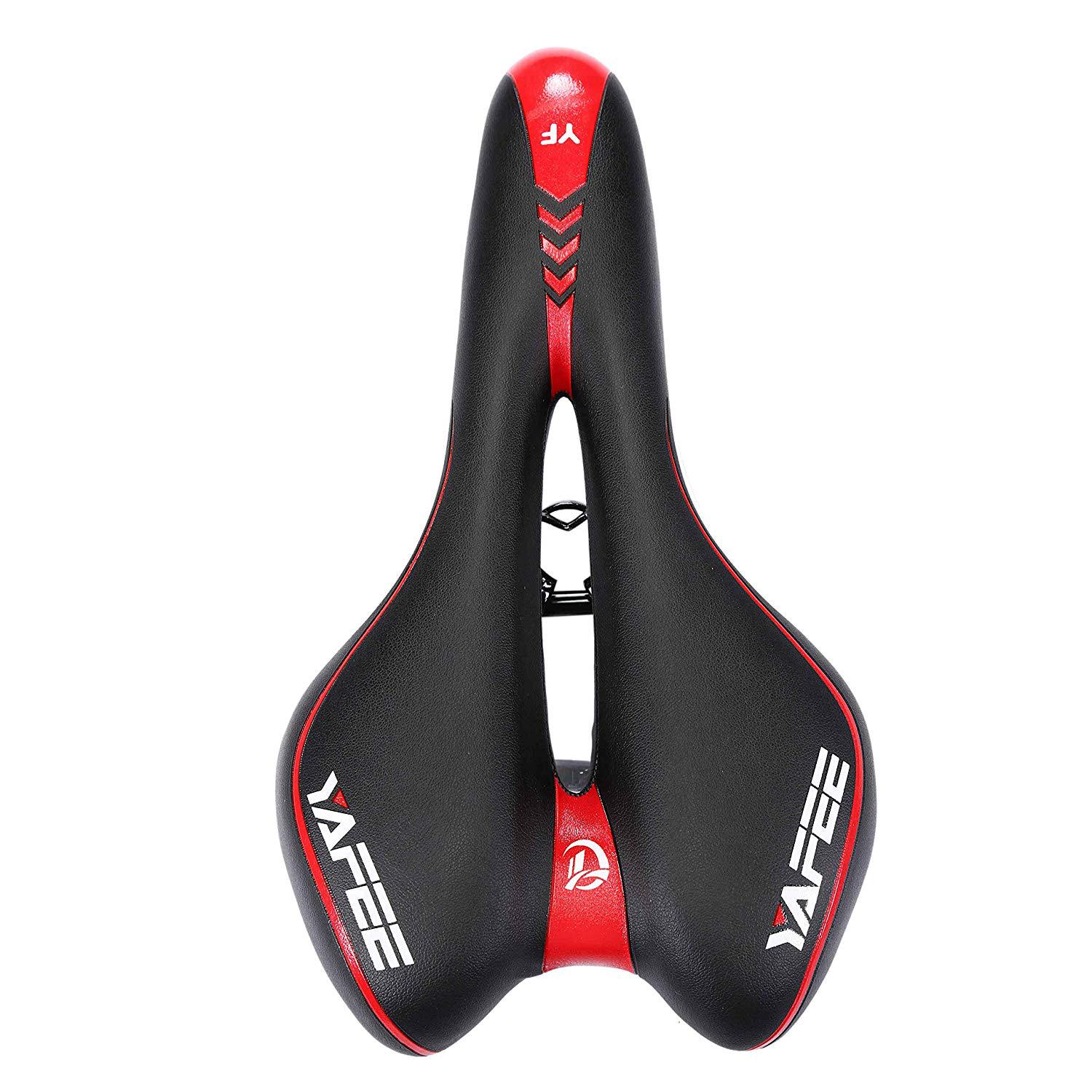 

YAFEE Soft Mountain Bike Seat Cushion Hollow Breathable Saddle Bicycle 280x160mm