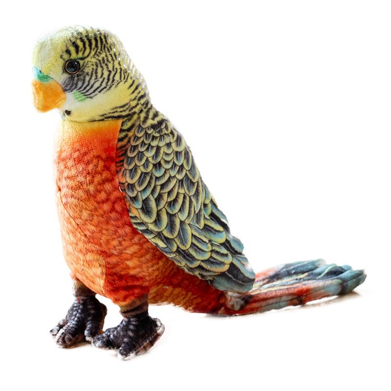 Macaw Plush Toy: Small Bird Ornament & Zoo Souvenir for Kids