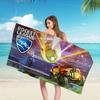 Asciugamano da Spiaggia Anime Rocket League Morbido Assorbente Panno per Lavare Regali per Bambini per Viaggio Campeggio Palestra