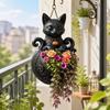 3d Printed Bat Shaped Flower Pot Gothic Style Garden Decorations Home Decor Wall Plant Pot  Garden