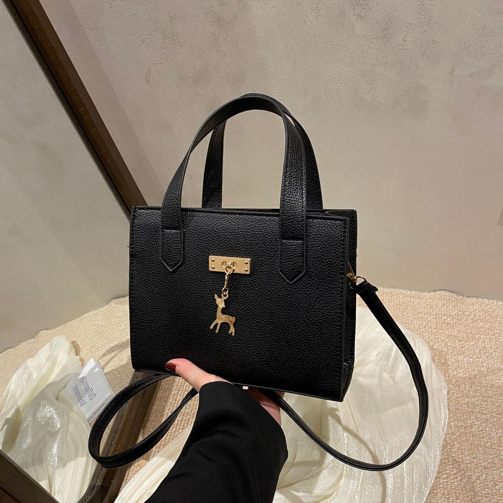 Bags Handbag Women's 2025 New Trend Fashion Casual Shoulder Satchel Underarm Solid Color Small Square Bag