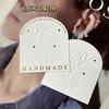 Fashionable and Minimalist Accessory Cardstock Earrings and Necklaces Display Card Hairbands Hair Clips Packaging Paper Cards Jewelry Back Cardboard