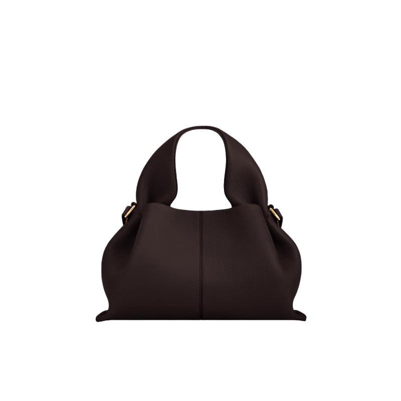 French Poleno Cloud Bag Women's Bag Niche High-end Sense Oblique Span Shoulder Handbag Women's Fashion Pleated Dumpling Bag