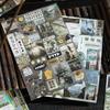 30 Sheets/Piece Film Cutting Book Sticker Manual DIY Collage Sticker Ancient Scrapbook Decorative Stickers