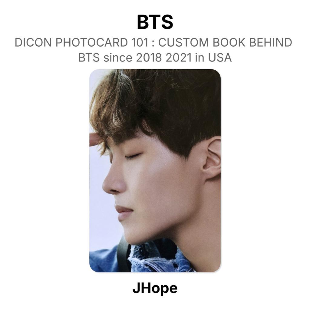BTS DICON PHOTOCARD 101 : CUSTOM BOOK BEHIND BTS Since 2018 2021 In USA Official Photocard