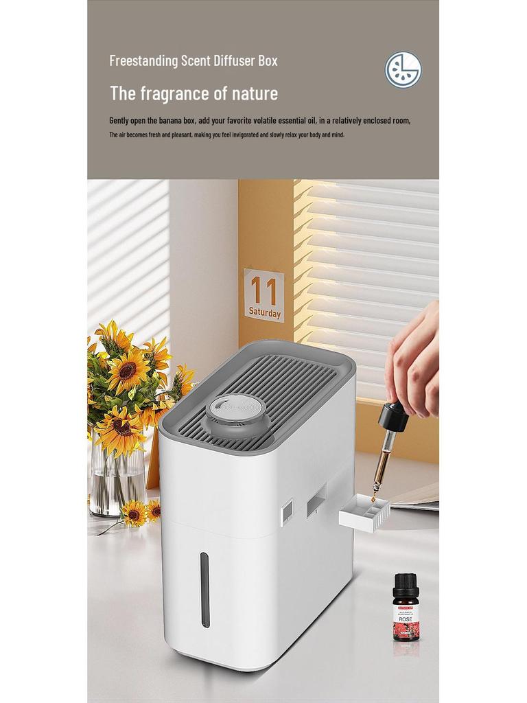 Heated Ultrasonic Humidifier: Large Capacity, Silent, WiFi-Enabled Aromatherapy Machine for Home and Office
