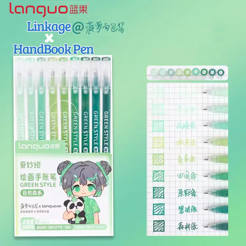

Kawaii Morandi Gray Pens Set 9/90colors Multi Color Gel Ink Pens Vintage Marker Ballpoint Pen School Office Stationery Gift Pen