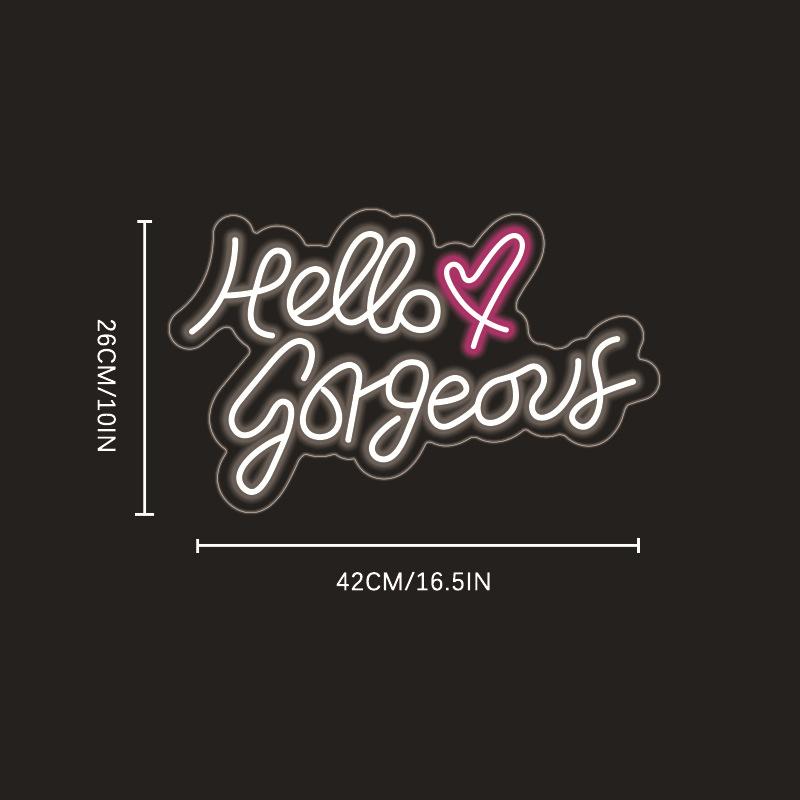 USB Neon Light LED Happy Birthday Light Indoor Home Decor Atmosphere USB Alphabet Light