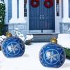 60cm Outdoor Christmas Inflatable Decorated Ball Giant Christmas Inflatable Ball Christmas Tree Decorations