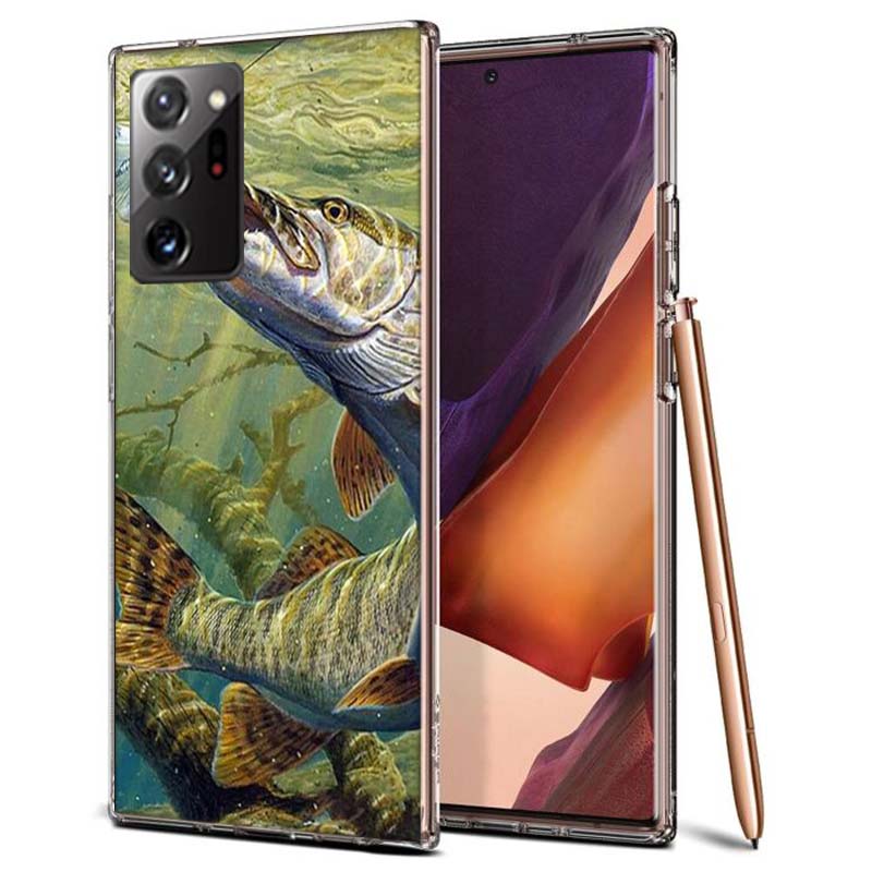 Angelzubehör Fisch Handyhülle für Samsung A55 A35 A25 A15 A07 A05S A16 A17 A26 A36 A37 A56 A57 Galaxy Note 20 10 A50S A71 A51 A31