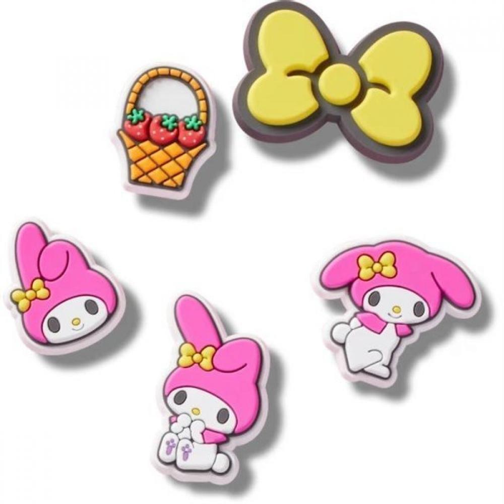 

Crocs My Melody 5 Pack Jibbitz Set one/free
