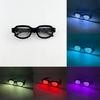 Occhiali LED Conan Fantascienza Concerto NightClub Cosplay Accessori Conan Occhiali Visiera LED Cool Occhiali con Montatura Rotonda Luminosa