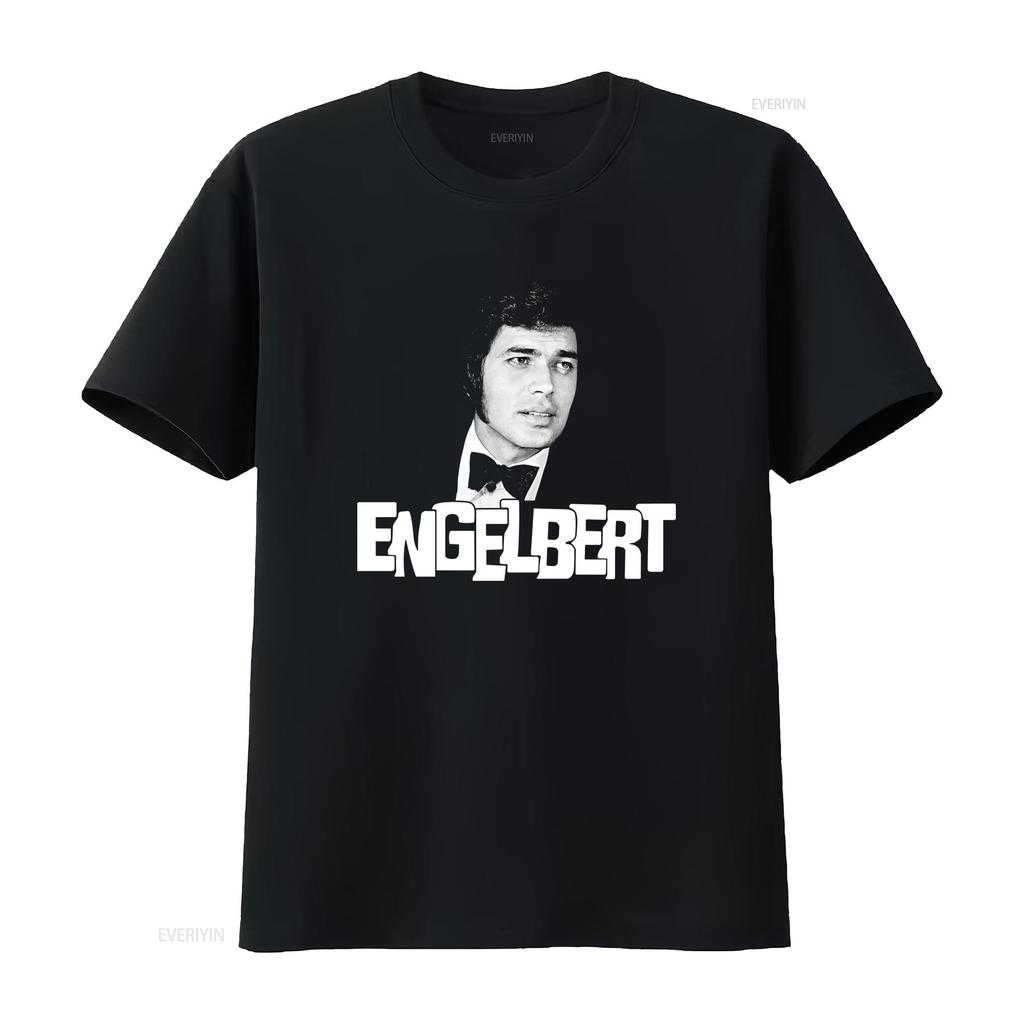 Engelbert Humperdinck Tribute T Shirt Vintage Washed Fashion Breathable Top For Everyday Wear Casual Streetwear Soft
