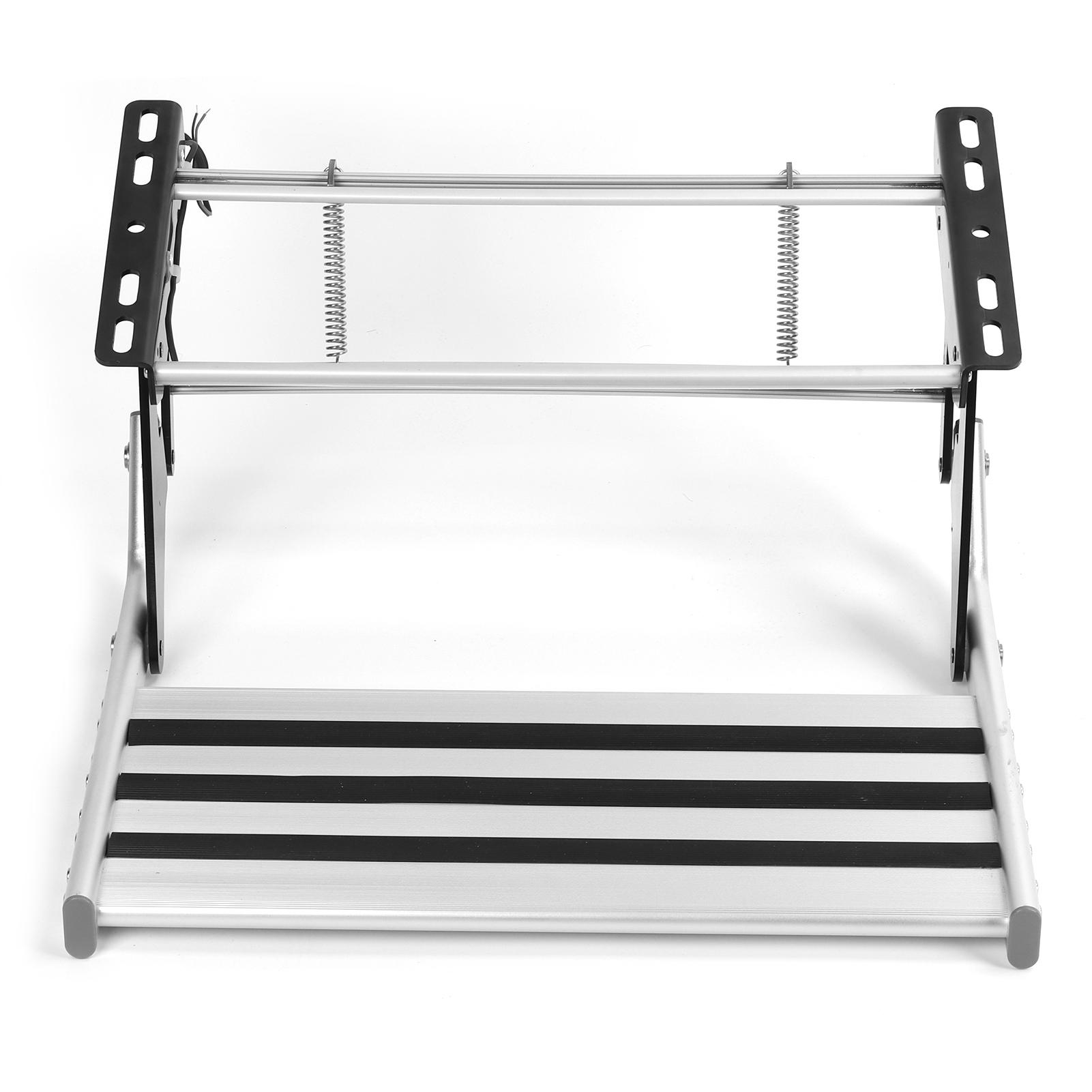 

Складная ступенька для входа в автофургон со светодиодной подсветкой M10, подшипник для крепления 150 кг, противоскользящий алюминиевый сплав