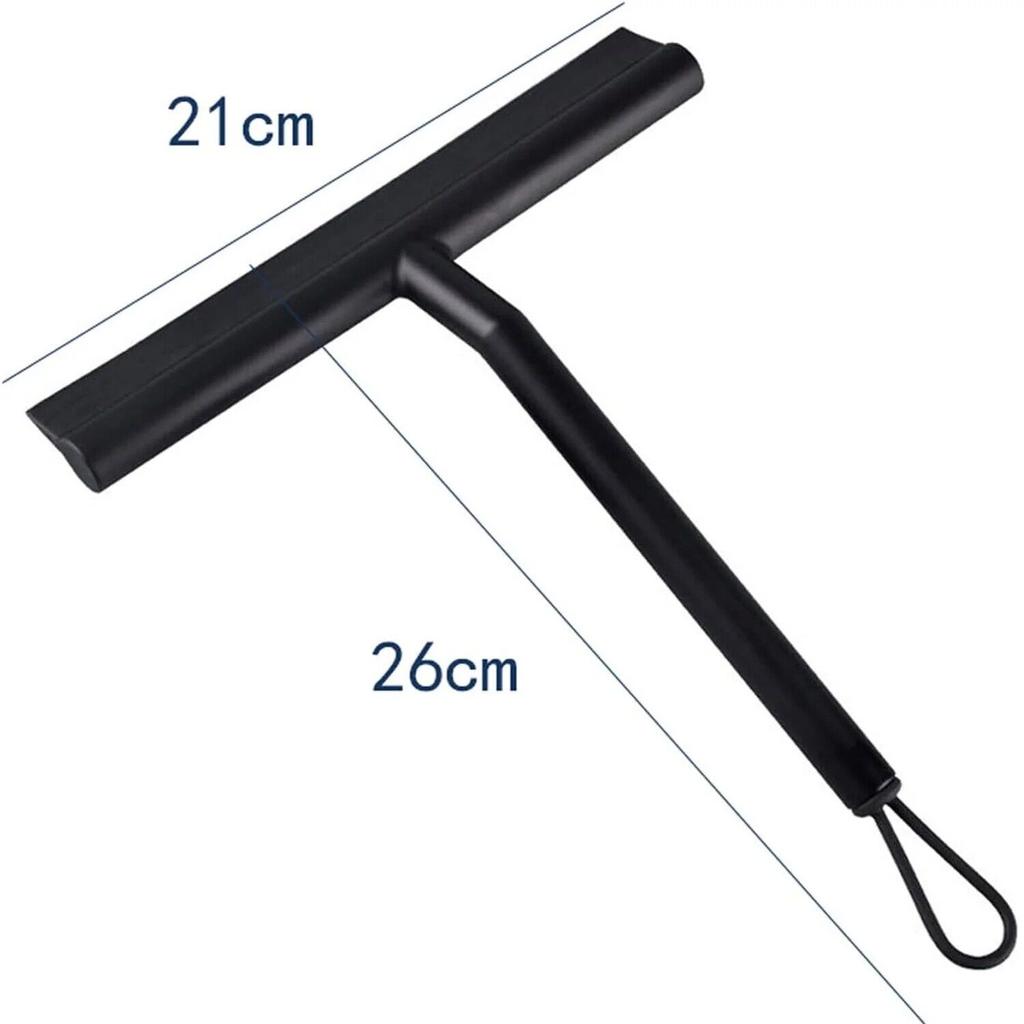 Dusche Rakel Glas Sauber Schaber Waschen Wischer Aufhänger Boden Fenster Reinigung Haushalt Wasser Wand Hängen Spiegel mit Griff