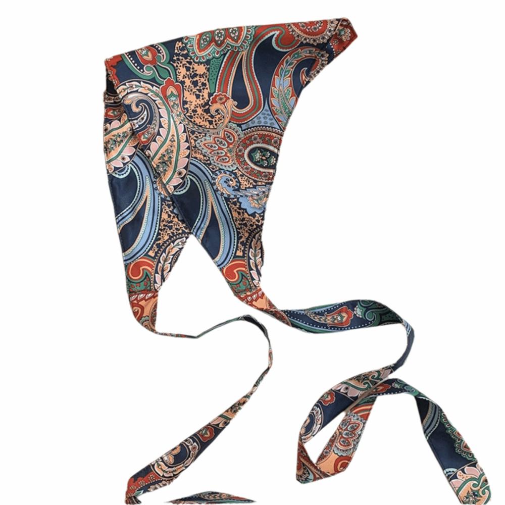 Ethnic Style Triangular Scarf Multicolor Waist Seal Fashion Waist Decoration  Accessories