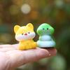 Twelve Zodiac Mini Resin Animal Figurines: Cute Cartoon Style