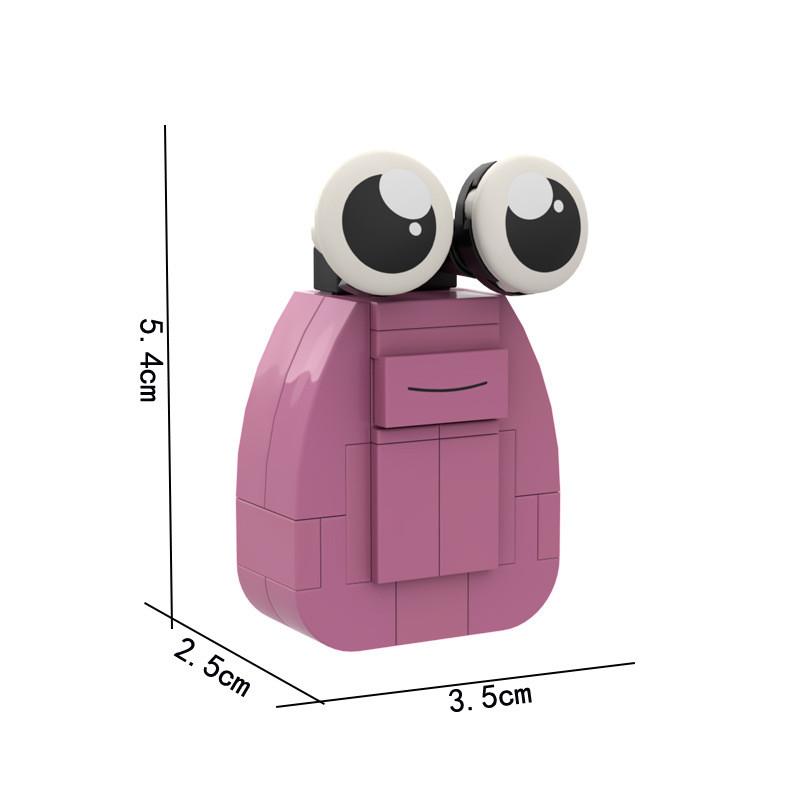 Красочный Инопланетный Питомец Эмоциональный Шар Строительные Блоки Интерактивные Игрушки Своими Руками Для Детей Pink