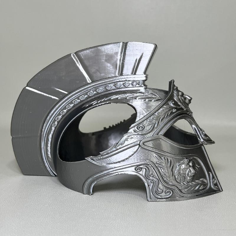 Casco da Gatto Stampato in 3D Stile Centurione Romano Costume per Animali Domestici Leggero Copricapo Unico per Gioco di Ruolo Animali Domestici Sessione Fotografica