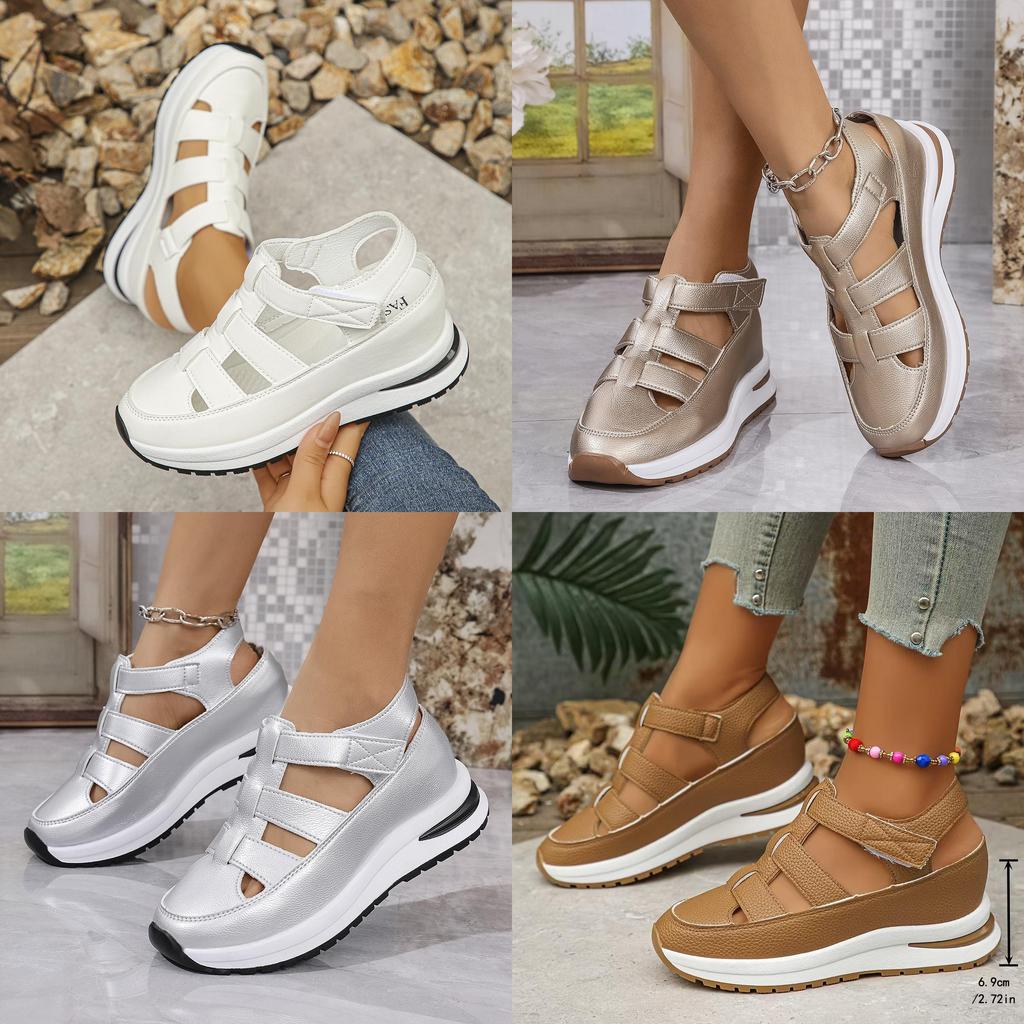 Casual Womens Summer Platform Sandals With Thick Rubber Sole For Comfortable Walks
