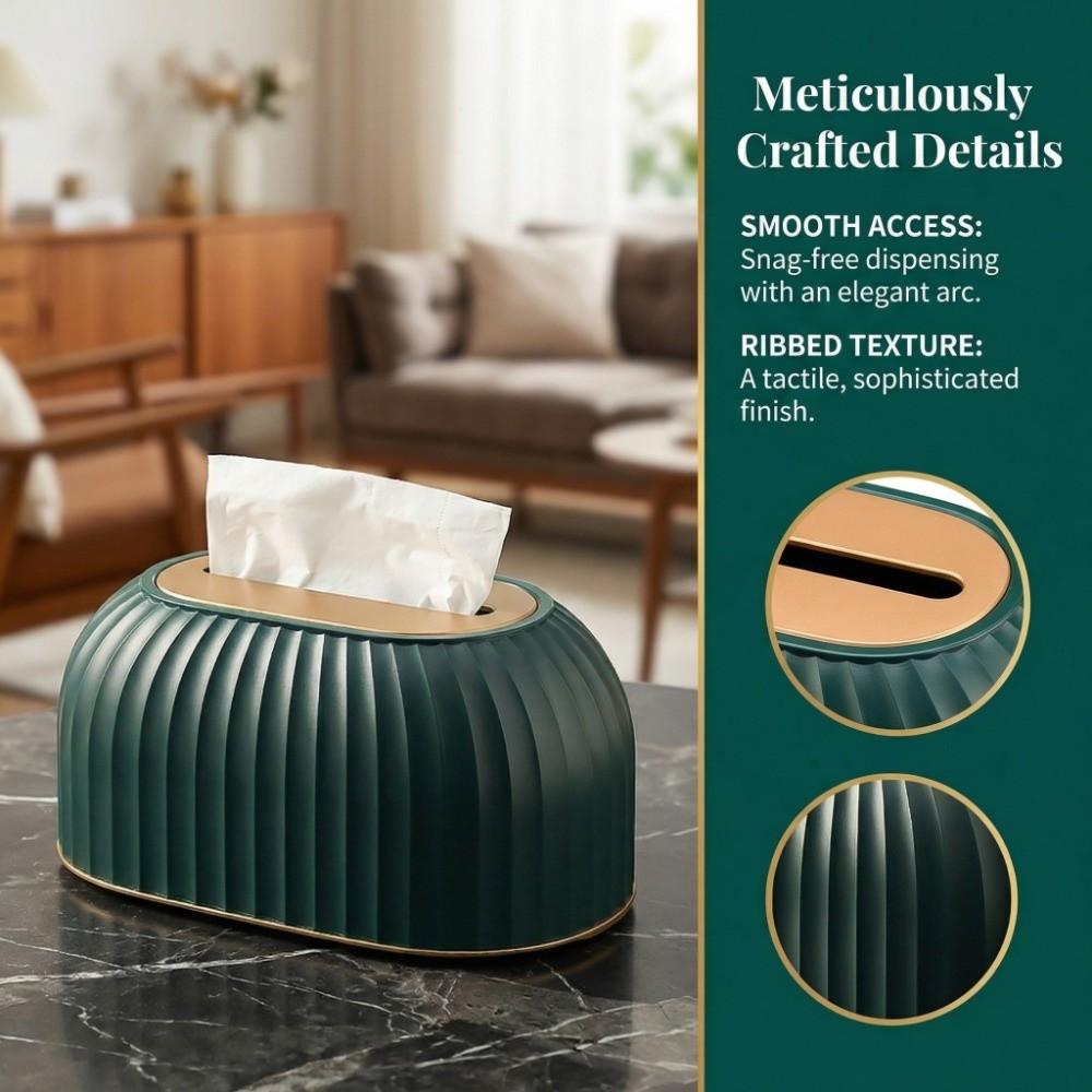 Lifting Design Tissue Holder Spring Loaded Storage Box Space Saving Tissue Box  Tissue Storage