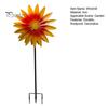 Garden Spinner for Windowsill Sunflower Metal Stake, Spinning Flower Yard Ornament, Rustproof Creative Lawn Ornament Gifts Art Outdoor Patio