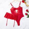 European & American Lace Embroidered Lingerie Set: Sexy Valentine's Day Temptation