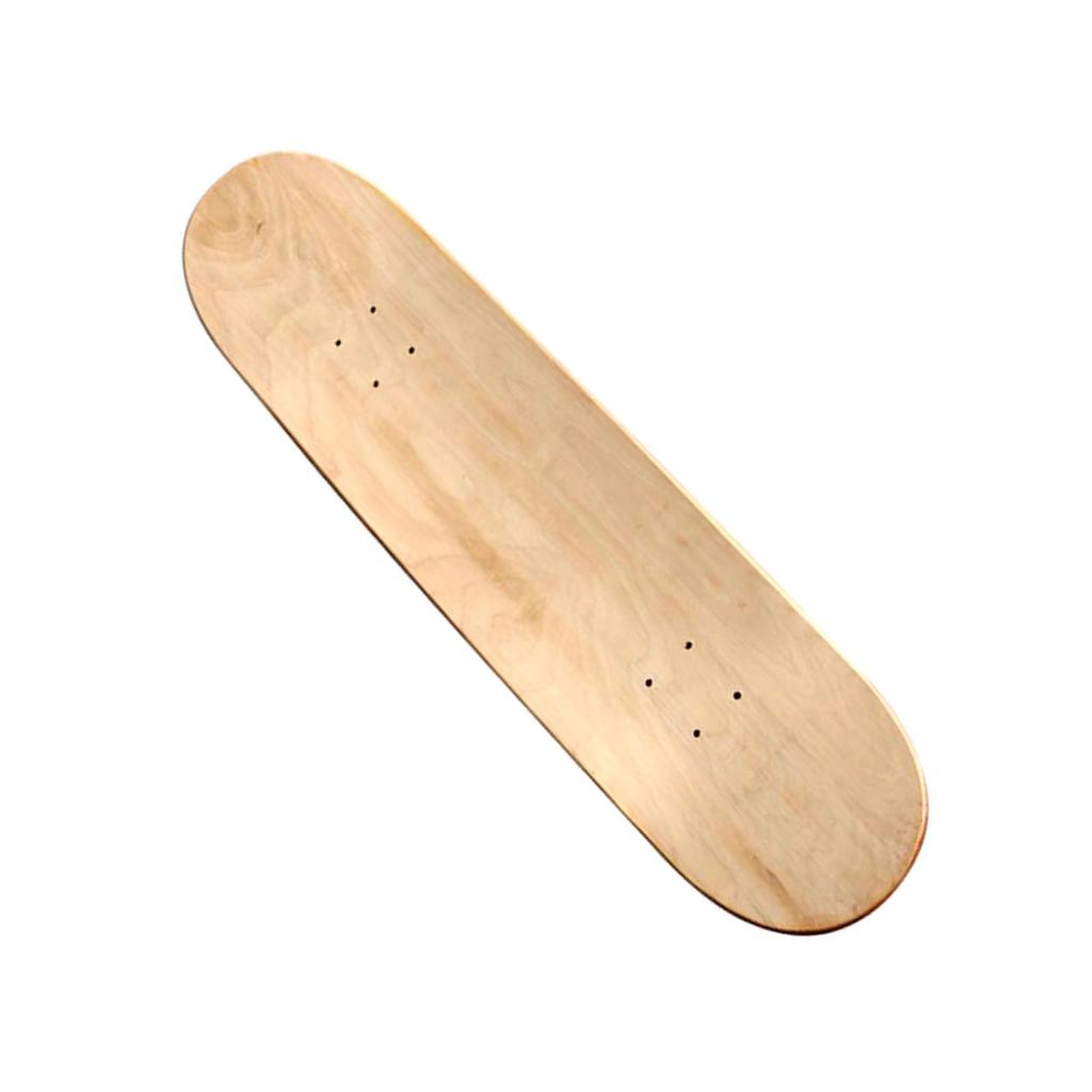 Blank Skateboard Deck 16.93x5.12x0.79in Double Sided 7 Ply Wooden Skate Deck Professional Maple Deck 43CM Board
