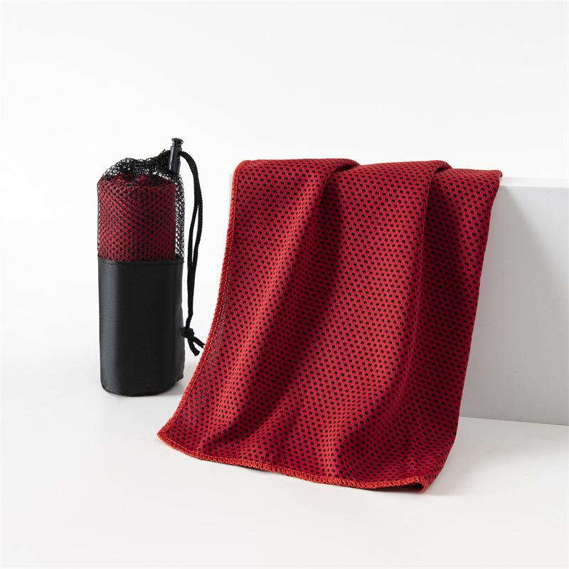 Cooling Towel Quick Drying Soft Breathable Microfiber Anti Sunstroke for Student Summer Outdoor Activity 1Pcs