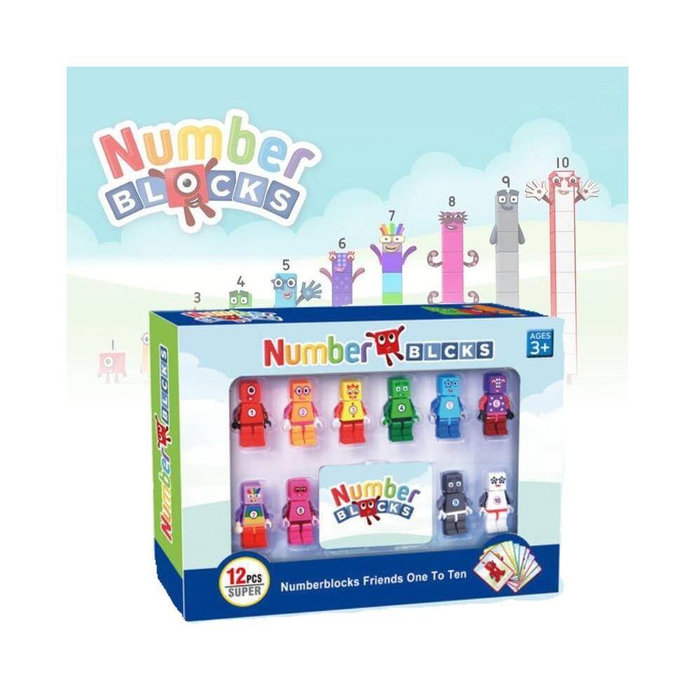 Figuren Numberblocks Action-Modell Bausteine Spielzeug DIY Pädagogisches Geschenk Kinder