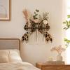 Vase Wall Mounted Planter Wooden Flower Pot Flower Holder Wall Decoration  Living Room