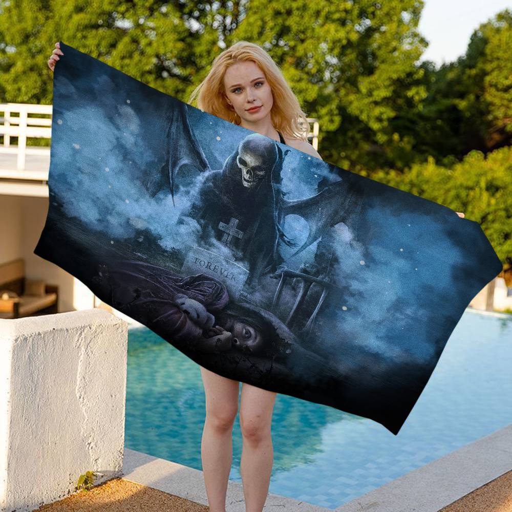 Rock Band Avenged S-Sevenfold Big Microfiber Beach Towels Quick Dry Towel Sand Beach Towels Pool Towel for Travel Swim Pool Yoga