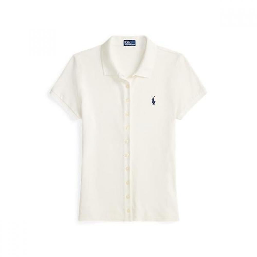 Polo Ralph Lauren Women S Button Placket Polo Shirt