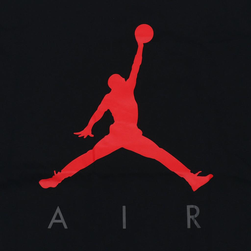 Air Jordan Flying Man Logo Colorblock Sports Short Sleeve T-Shirt Men Tops Black Red AV8451-010