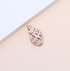 Electroplated Natural Shell Conch Scallop Pendant for DIY Necklace & Bracelet Jewelry