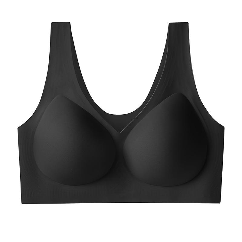 

Bra Women s Soft Support Women s Underwear Comfortable Anti Sagging Bra Push Up Bra L чорний