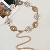 Ethnic Style Butterfly Waist Chain Women'S Skirt Slimming Accessory Fashionable Bohemian Belly Dance Coin Tassel Waist Chain