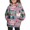 Girls' Hooded Tie-Dye Sweatshirt - Pullover Print Top
